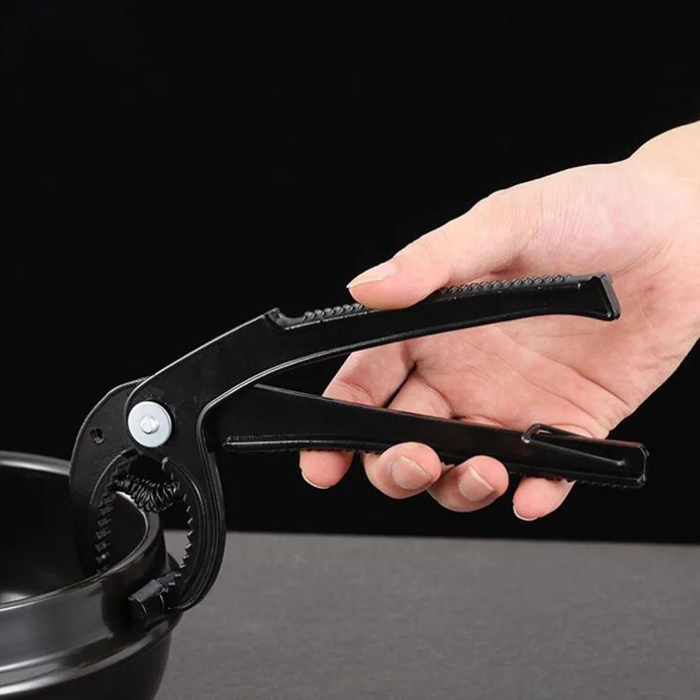 

Stone Dish Clip Cookware Holder Bowl Pan Gripper Anti-Slip Portable Anti-Scald Pot Clip Pan Clamp Hot Plate Gripper Clamp For