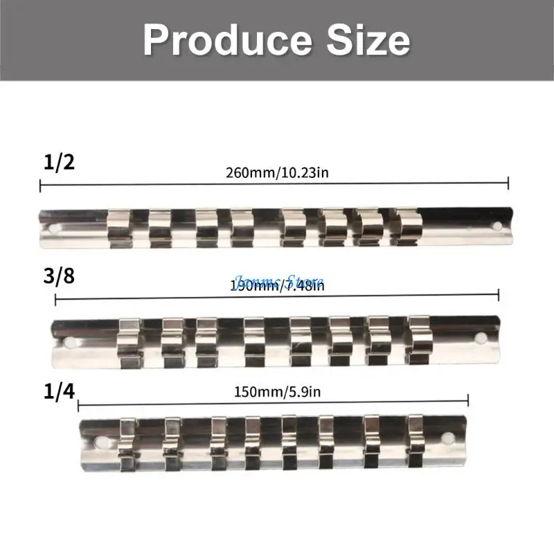 Organizzatore socket in acciaio efficiente LX0C per efficiente deposito per strumenti in officina garage