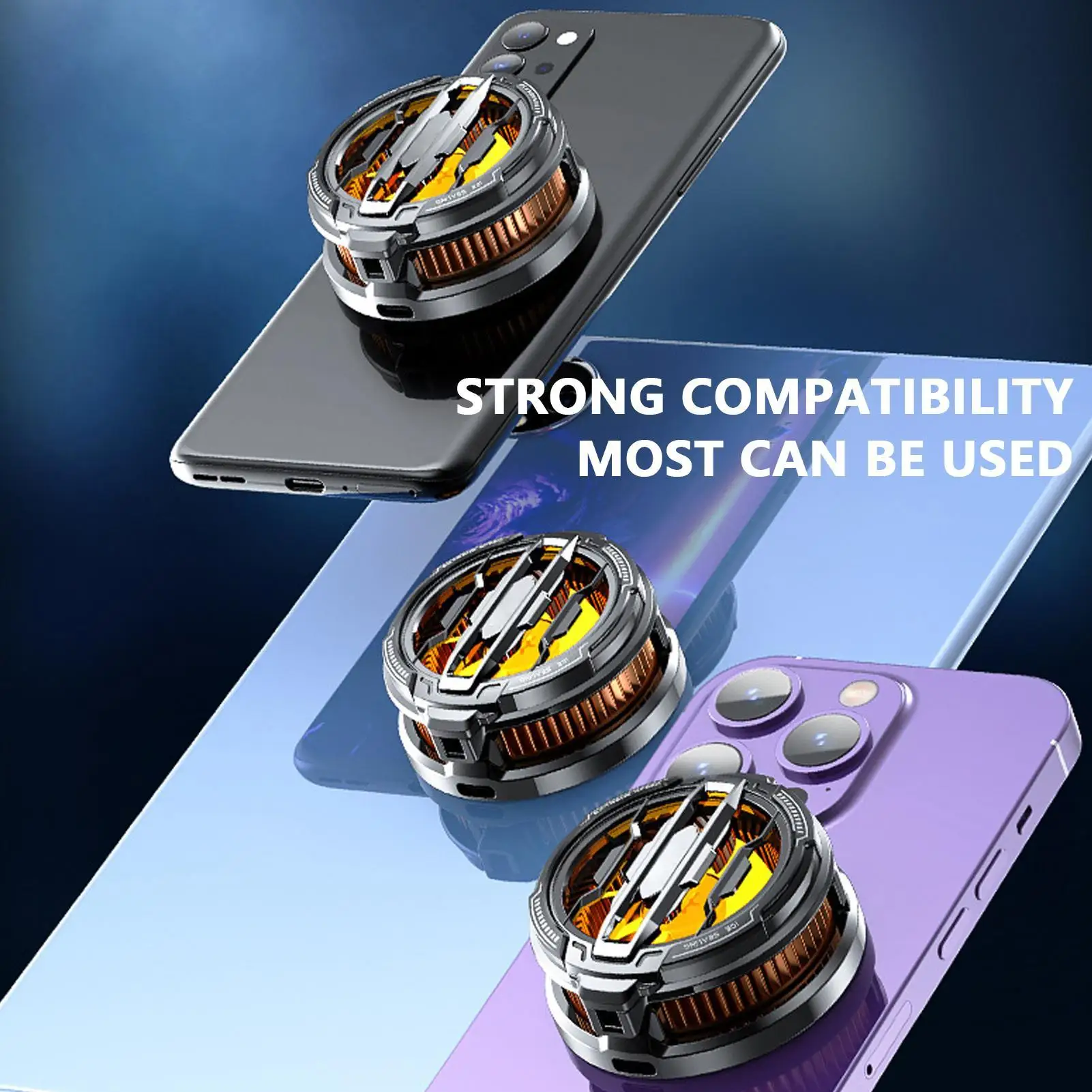 

Универсальный портативный магнитный полупроводниковый кулер для телефона с задним зажимом 2 в 1, игровой кулер, охлаждающий вентилятор для телефона