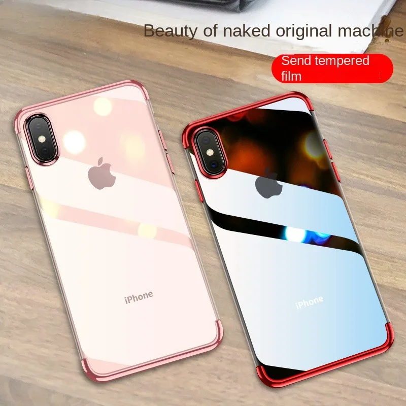 

Applicable to Apple x mobile phone case iphoneX new ultra-thin XsMax transparent iPhonexr silicone soft case xr all-inclusive