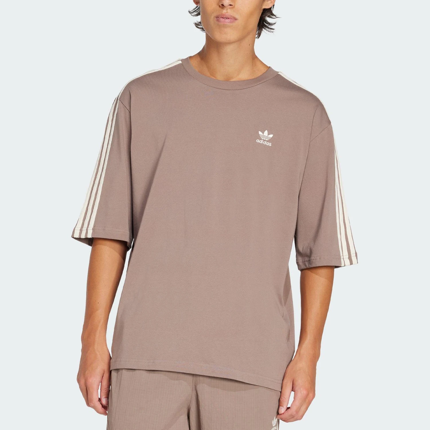 Adidas Authentic Three Leaves Men's Breathable Loose Classic Sports T-Shirt JP1058