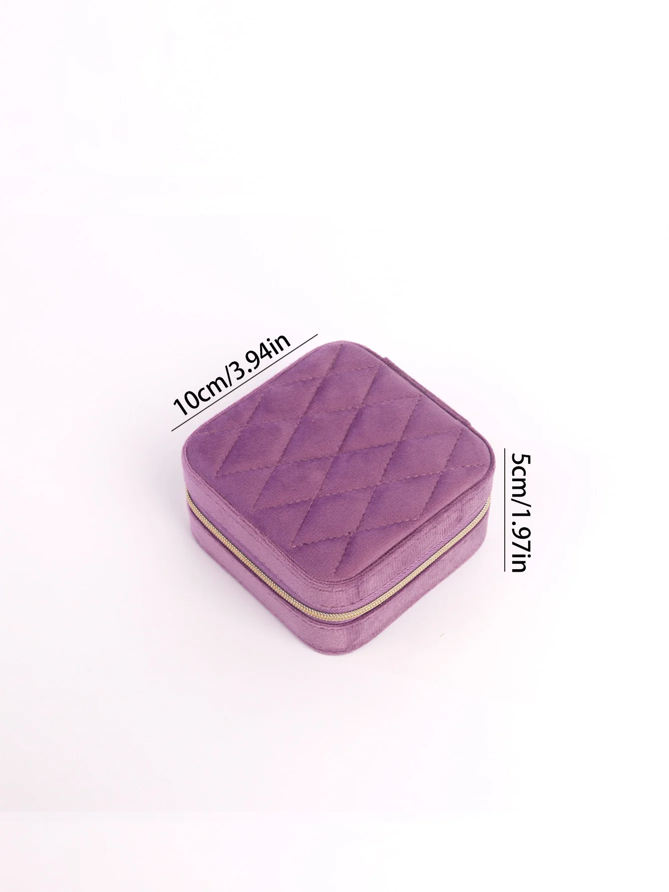 المعين المخملية صندوق مجوهرات النساء السفر المحمولة أقراط حلقة قلادة تخزين عرض مجوهرات المنظم صندوق Joyero #6