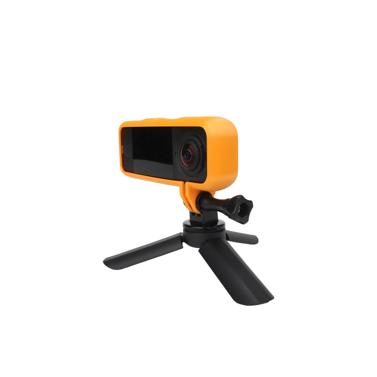 

Horizontal/Vertical Protective Frame for Insta360 X4 AIR 360 Camera Shooting Scratch-Resistant Case Black Orange
