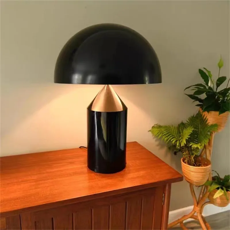 Designer Oluce Atollo Lamp Creative Mushroom Lamp For Bedroom Study Living Room Decoration Nordic Simple Bedside Table Lamp