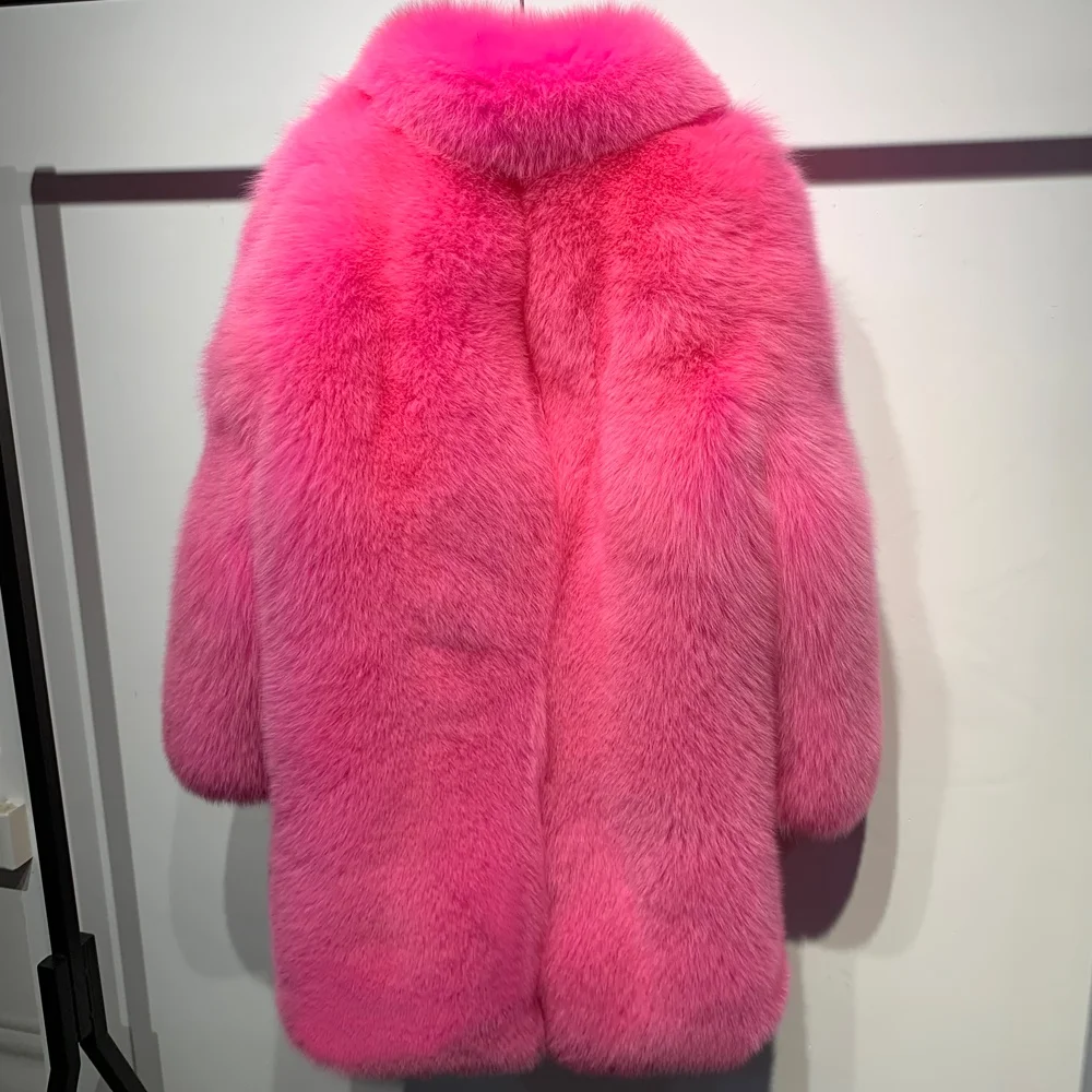 Fur Coat Lady Natural Fur Coat Women Warm Winter Natural Fur Cloth Lady