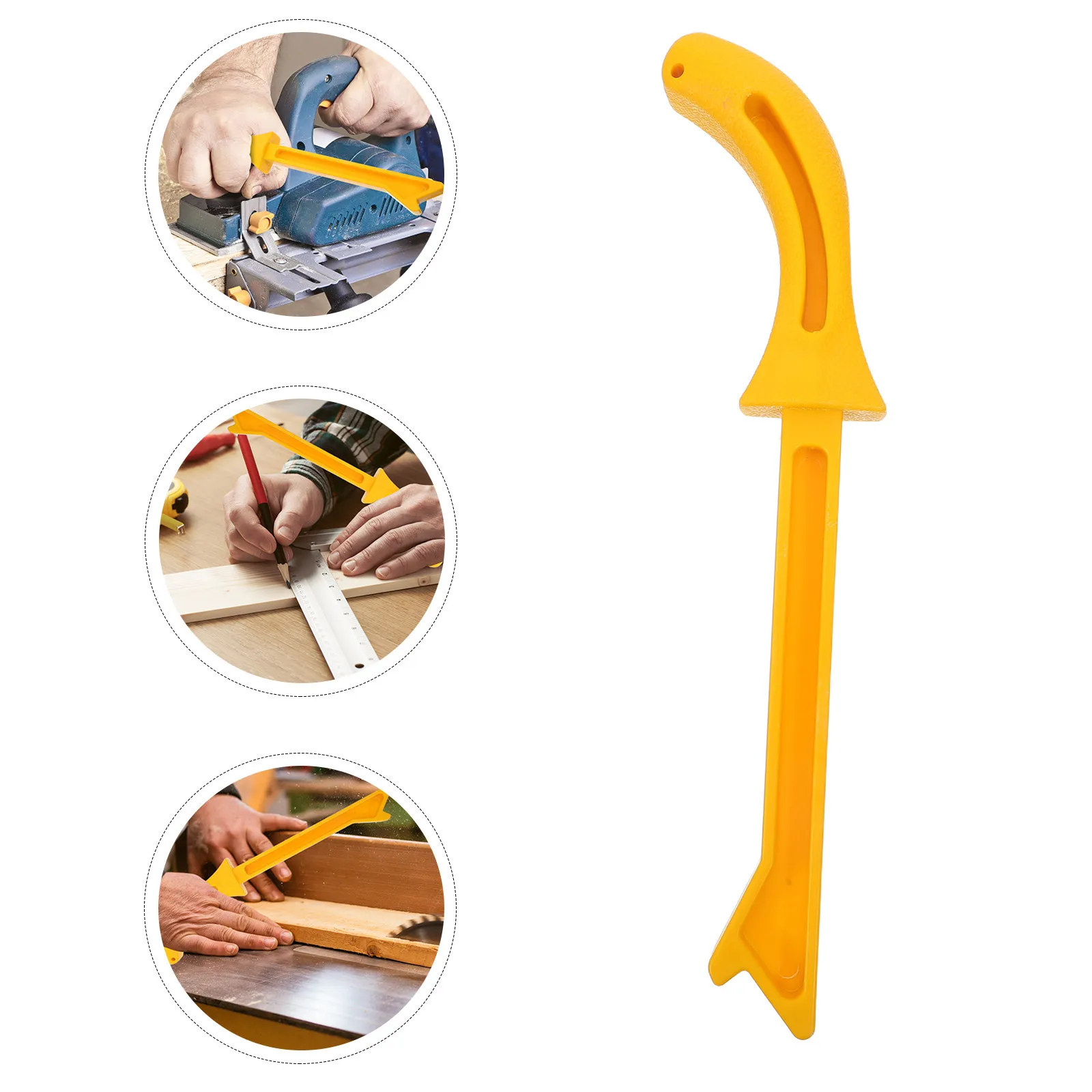 Woodworking Safety Push Stick for Table Saw 10.6 Inches Ergonomic Safety Handle Pusher Woodshop Aid Carpentry Protection