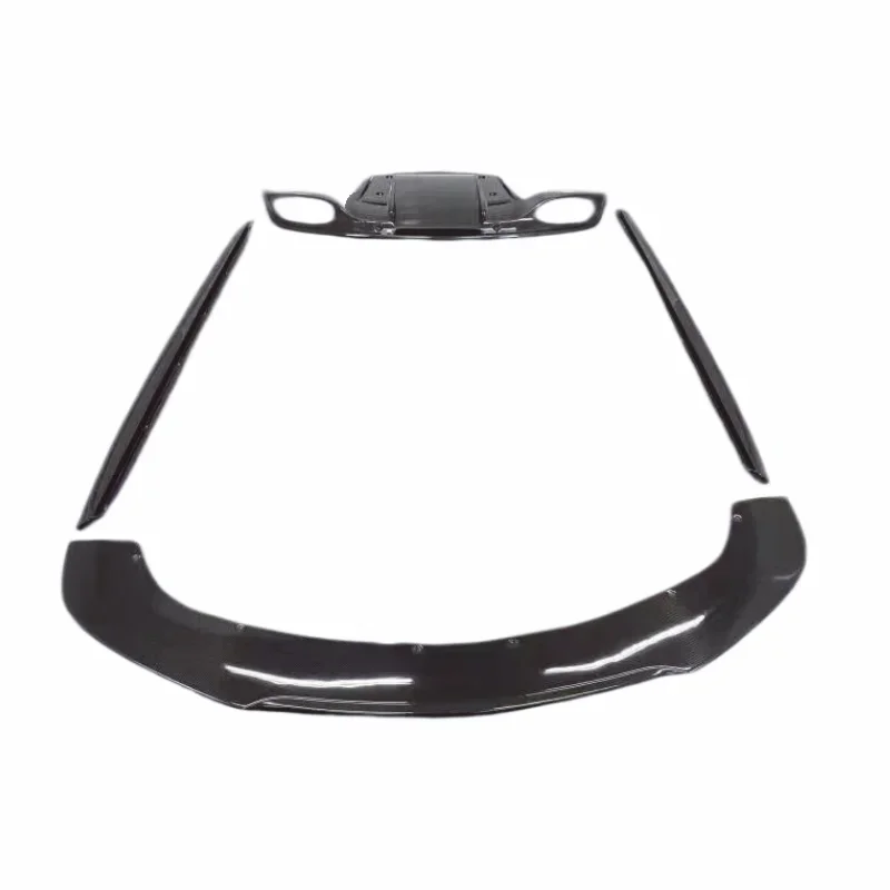 

The carbon fiber body kit includes front bumper edges side skirts and rear diffuser for the Bentley Continental GT