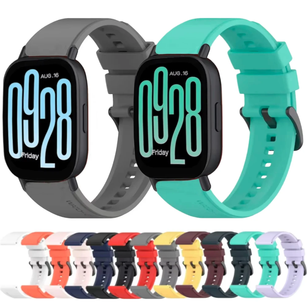 20 مللي متر 22 مللي متر الرياضة سيليكون حزام ل Redmi ساعة 5 لايت سوار رياضي استبدال معصمه ل Redmi ساعة 5 نشط حزام الساعات