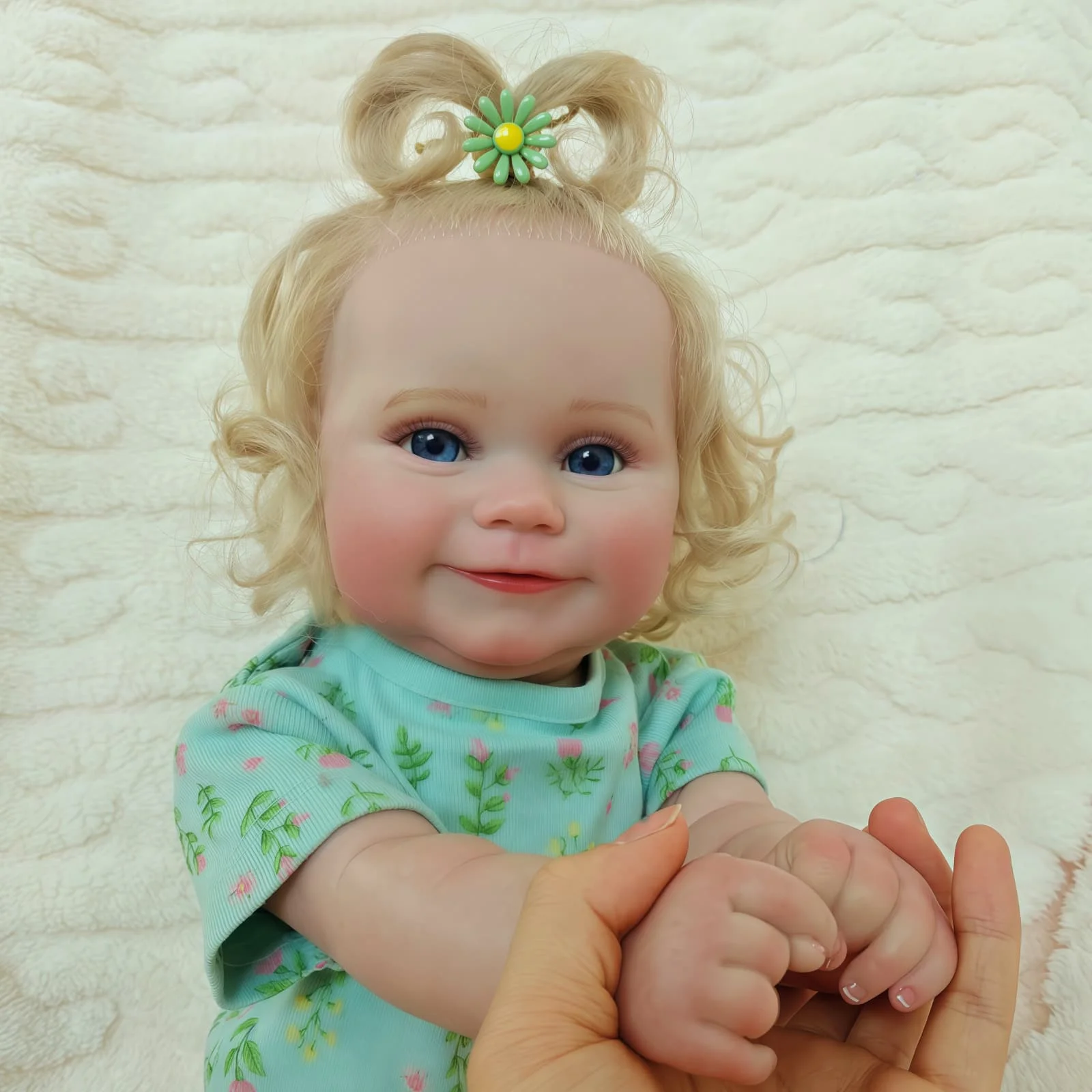 

Реалистичная кукла Reborn для маленьких девочек 20 дюймов/50 см — силиконовый виниловый корпус с ручной росписью всего тела — подарок на день рождения/Рождественский подарок