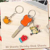 5-50PCS Shrink Plastic Sheets Shrink Films Papers Shrinky Art for Creative Handicrafts Mother's Day and Father's Day Ornaments 6