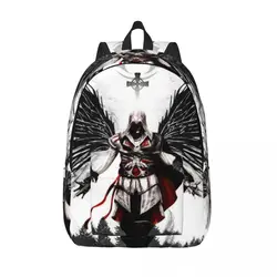 Assassins Creed Mirage Gaming Mochila Casual para Homens e Mulheres, Bolsa de Ombro para Computador Portátil, Mochila de Viagem, Estudante, Caminhada, Presente