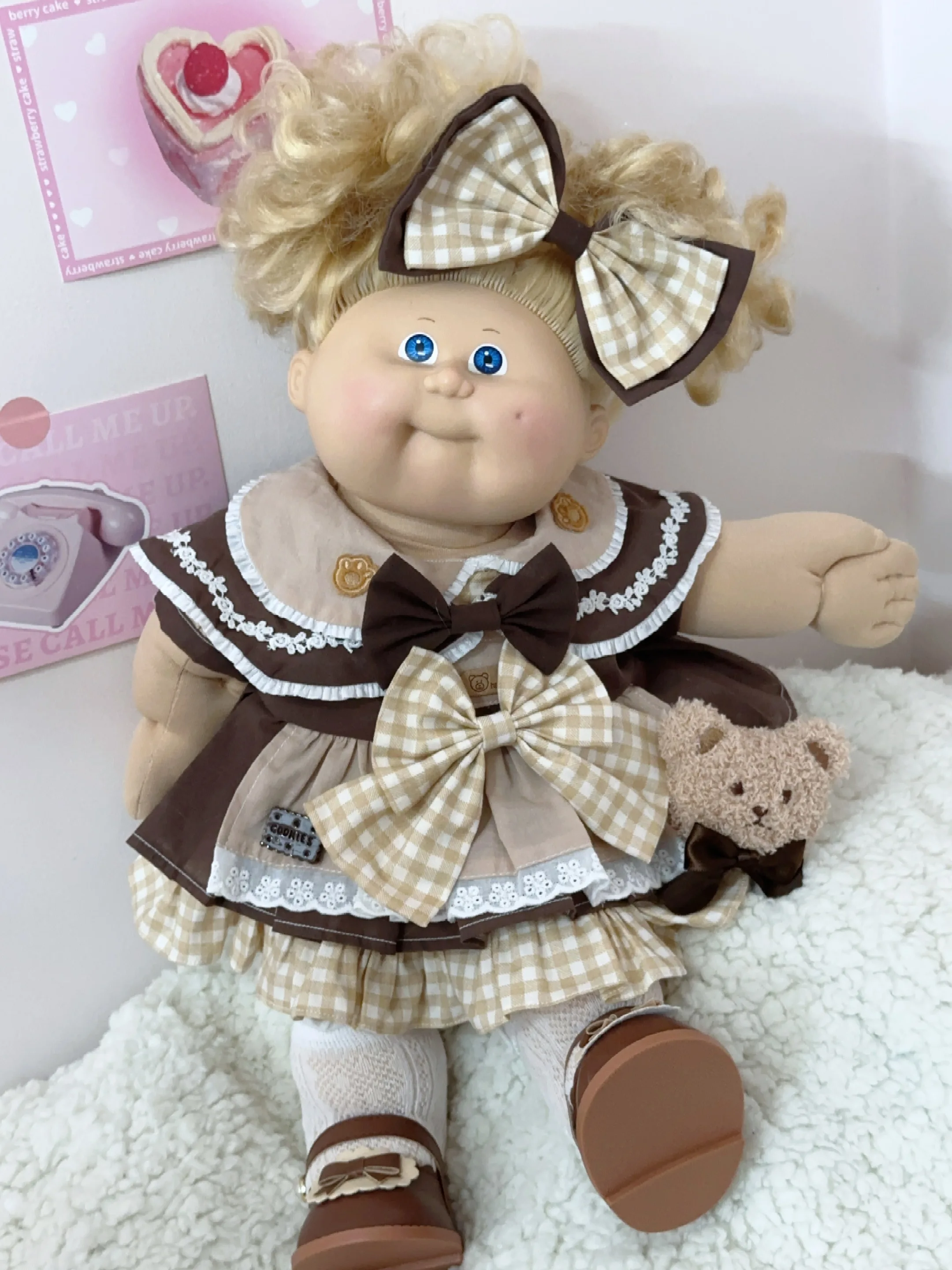 Cabbage patch dolls clothes Soothing toys  dress babysoo stuffed plaything clothing children gift for birthday