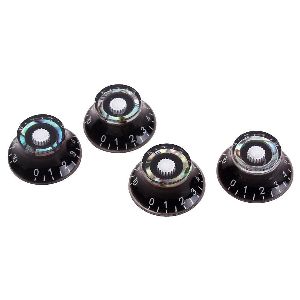 

4 pcs Guitar Control Knobs Volume Tone Speed Caps Replacement Parts for Electric Upgrade Chic Design Durability