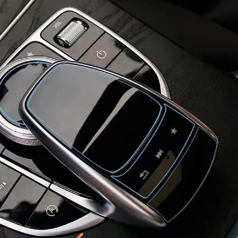 

For Mercedes Benz C E S V Class GLC GLE W205 W213 W222 Center Console Handwriting Mouse Protective Film Accessories Interior