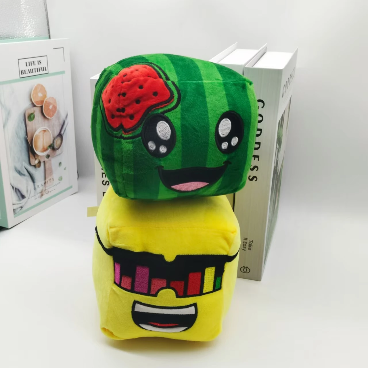 Sunny And Melon Plush Toy Cartoon Anime Cute Dolls Soft Stuffed  Toy Special Birthday Gift For Kids Adults and Room Decoration