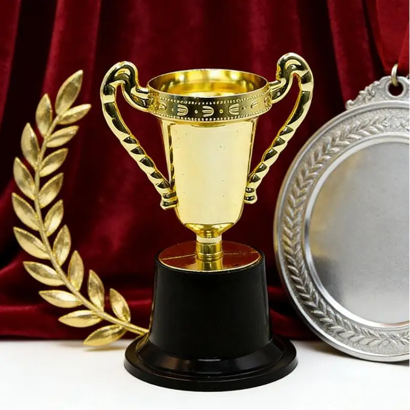 

New 1/3/5Pcs Wheat Ear Golden Medals Trophies Competitions Award Cup Children Trophy Toys Award Trophy Winner Trophies