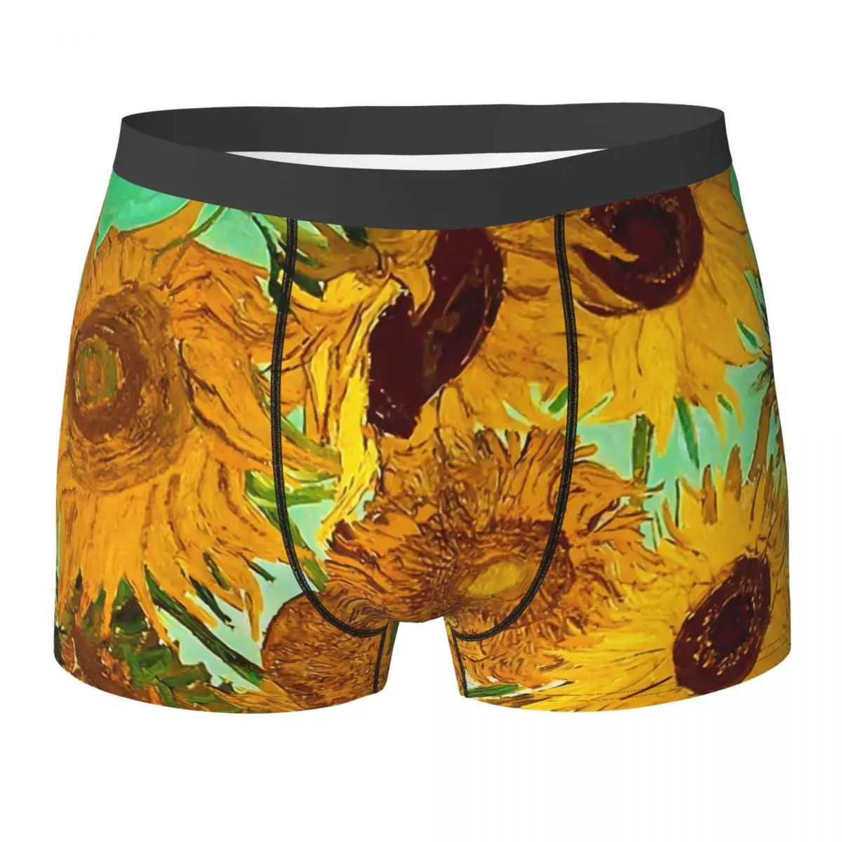

Van Gogh Underwear Artist Painter Males Panties Customs Soft Boxershorts High Quality Boxer Brief Plus Size