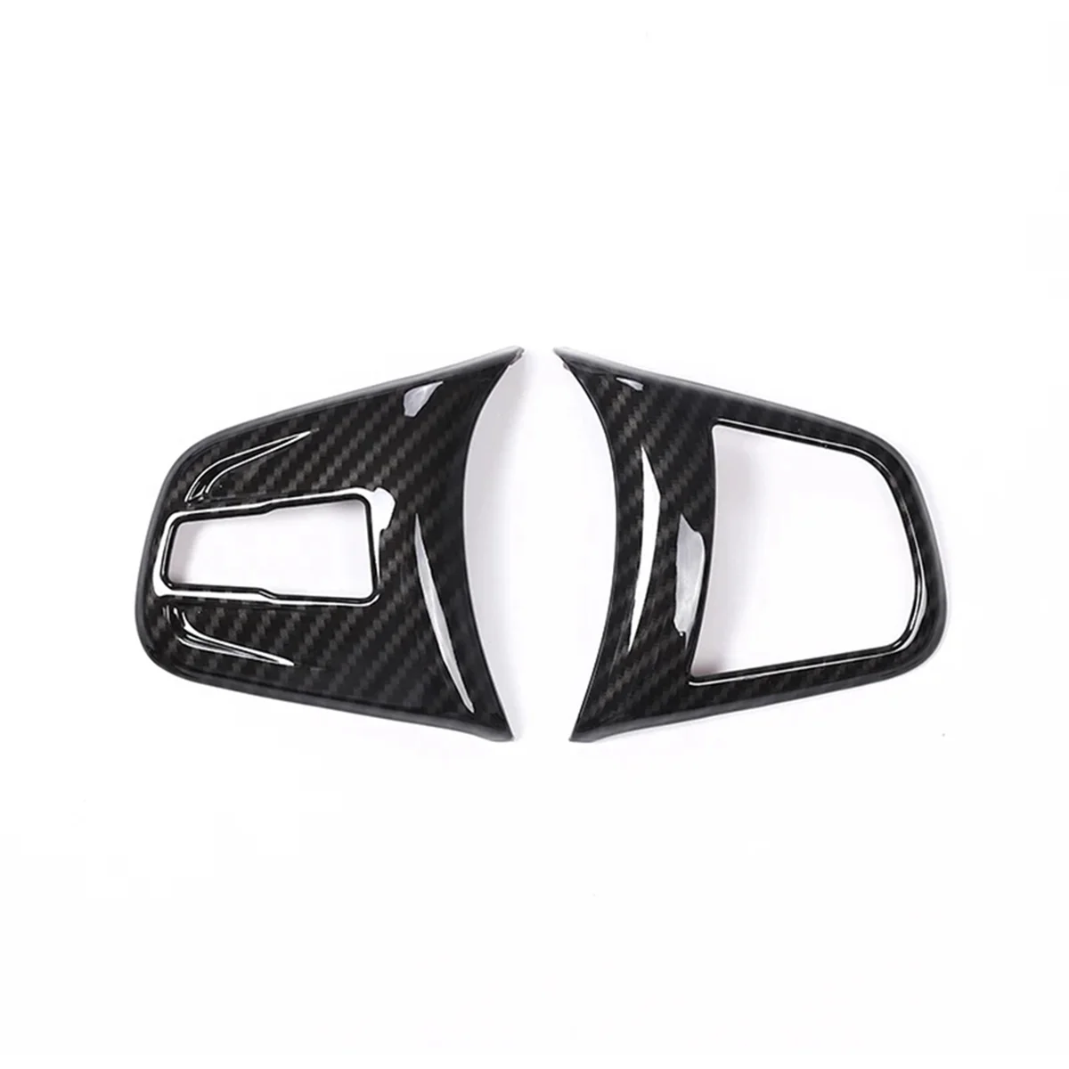 For BMW X1 F48 1 Series F40 2 Series Active Tourer F45 Car Steering Wheel Buttons Frame Trim Cover, ABS Carbon