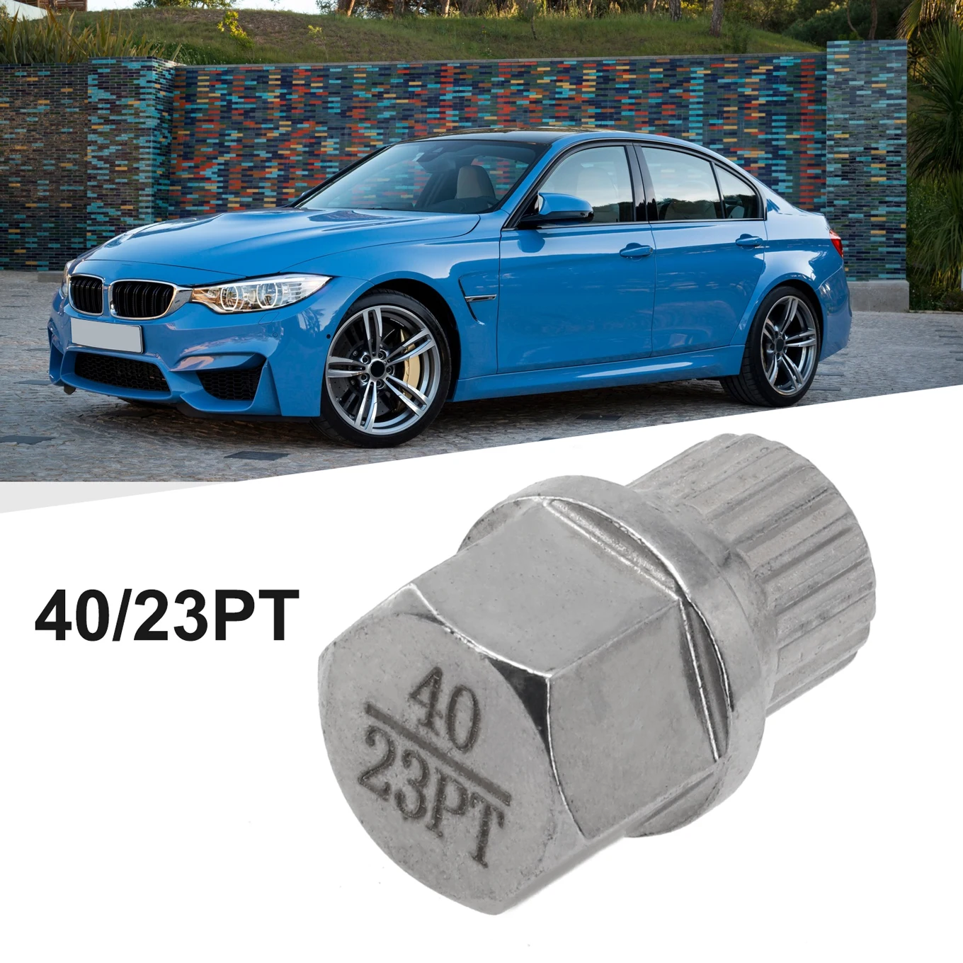 40/23PT 35/19PT 34/18PT 33/17PT Hollow Car Anti Theft Wheel Lock Lug Nut Screws Removal Key Car Durable Repair tools  For BMW