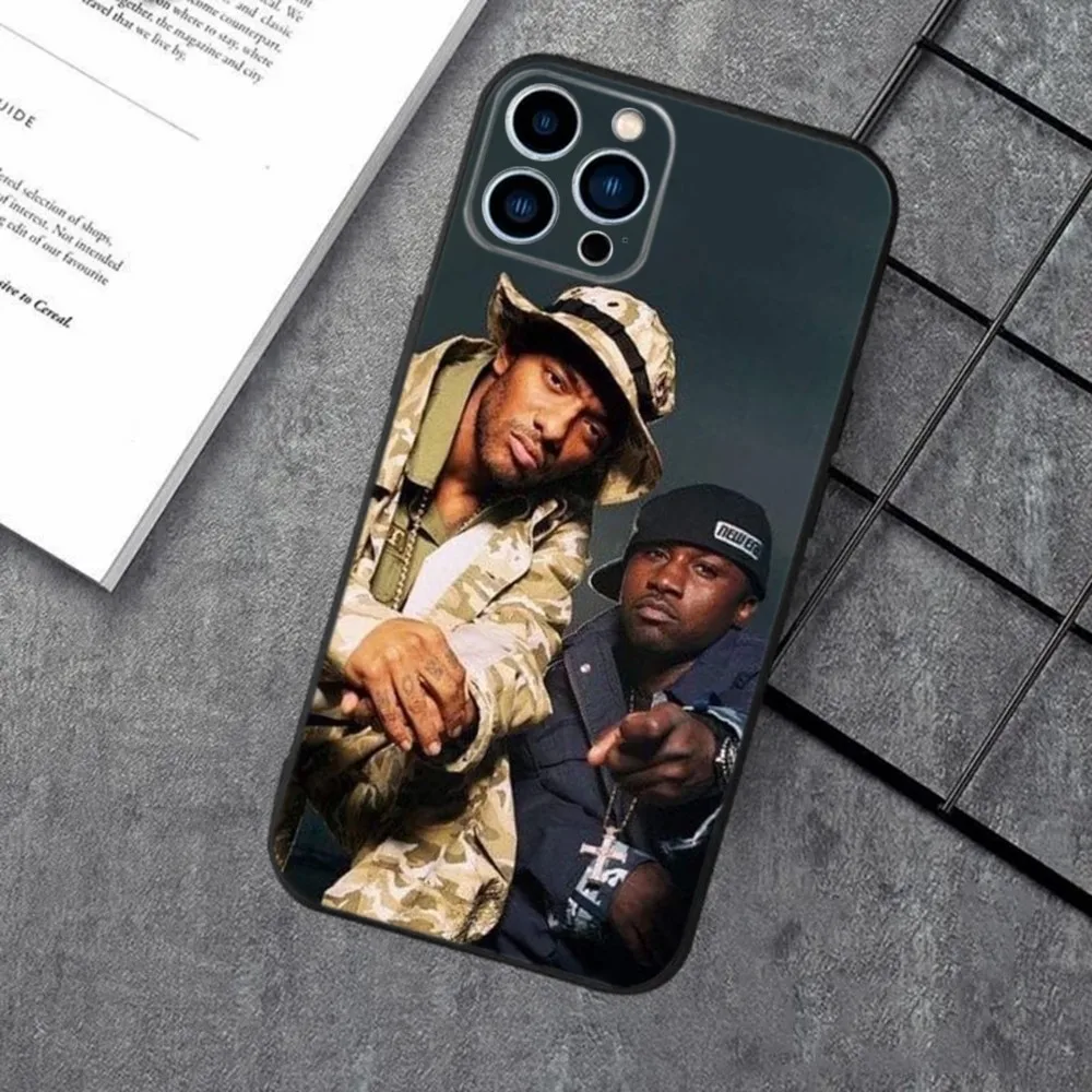 M-Mobb Deep Music  Phone Case For Apple iPhone 15,14,13,12,11,XS,XR,X,8,7,Pro,Max,Plus,mini Silicone Black Cover