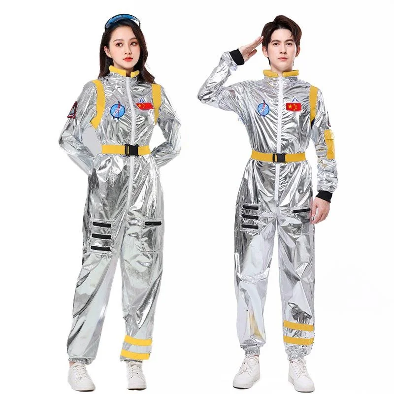 

Костюм астронавта на Хэллоуин, костюм пилота, косплей, костюм для выступлений, верхняя одежда для детей и взрослых, космический костюм, наряд пилота странника