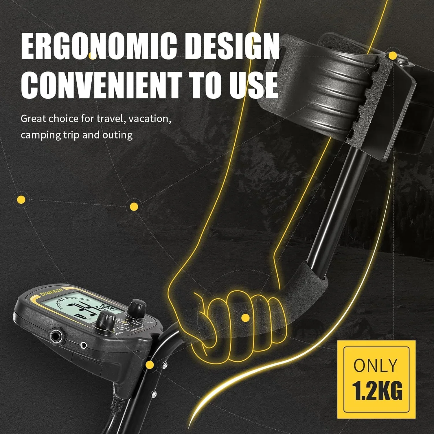 Fabrieksprijs 3,5 meter diepte professionele hobby goudzoeker metaaldetector te koop