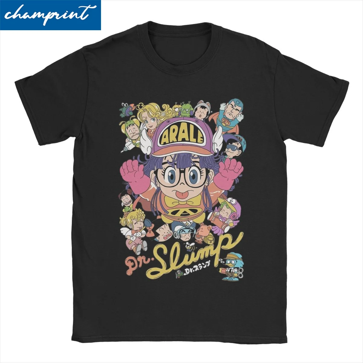 Men Women Arale Anime Cute T Shirt Dr Slump Cotton Clothes Amazing Short Sleeve Crew Neck Tee Shirt Plus Size T-Shirts