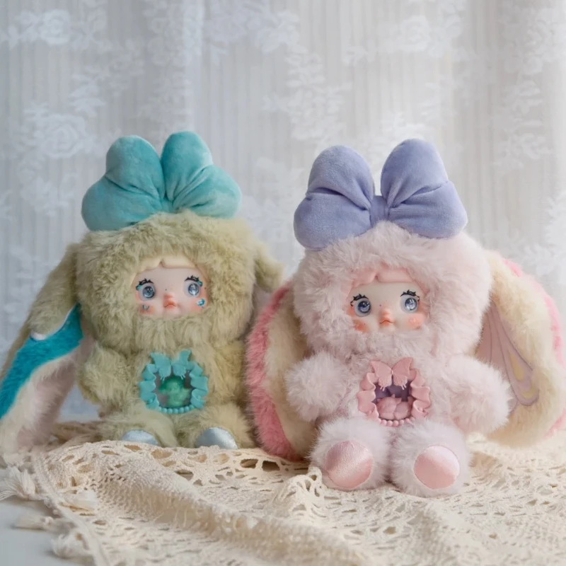 Nommi الخيال العالم سلسلة صندوق أعمى سر Kawaii الأرنب أنيمي دمية الأغنام عمل الشكل مفاجأة ظهره قلادة اللعب هدية