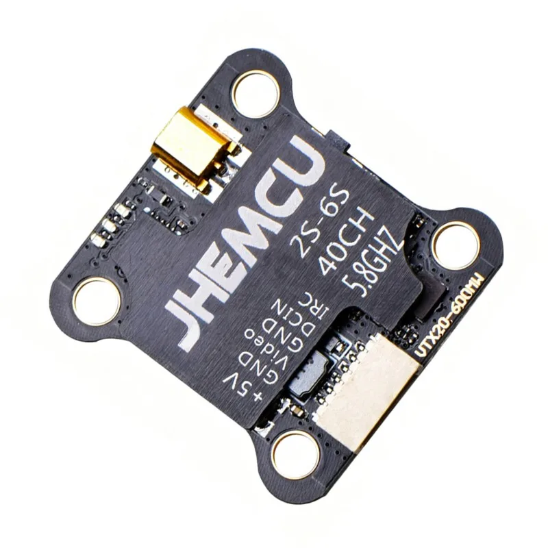 【NEW USER EXCLUSIVE】JHEMCU FPV Transmitter VTX20-600 5.8G 40CH Pitmode 25Mw 100Mw 600Mw 7-26V Adjustable Vtx For RC Drone For FP