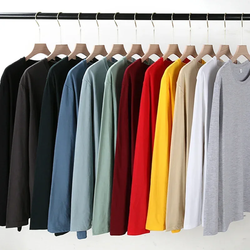 Autumn Women Korean Version Versatile Long Sleeve Tops Lady Streetwear Casual Daily Clothes Female Concise Solid Color T-shirts