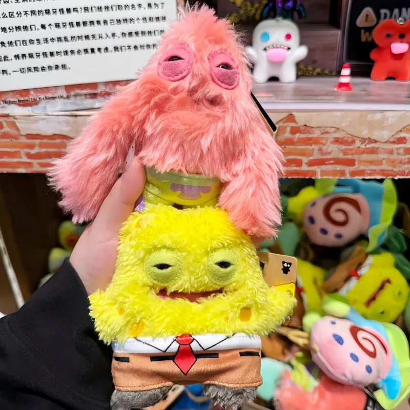 New Fuggler Spongebob Squarepants Official Collaboration Plush Toy Funny Ugly Tooth Weird Soft Stuffed Doll Collectors Edition view 3