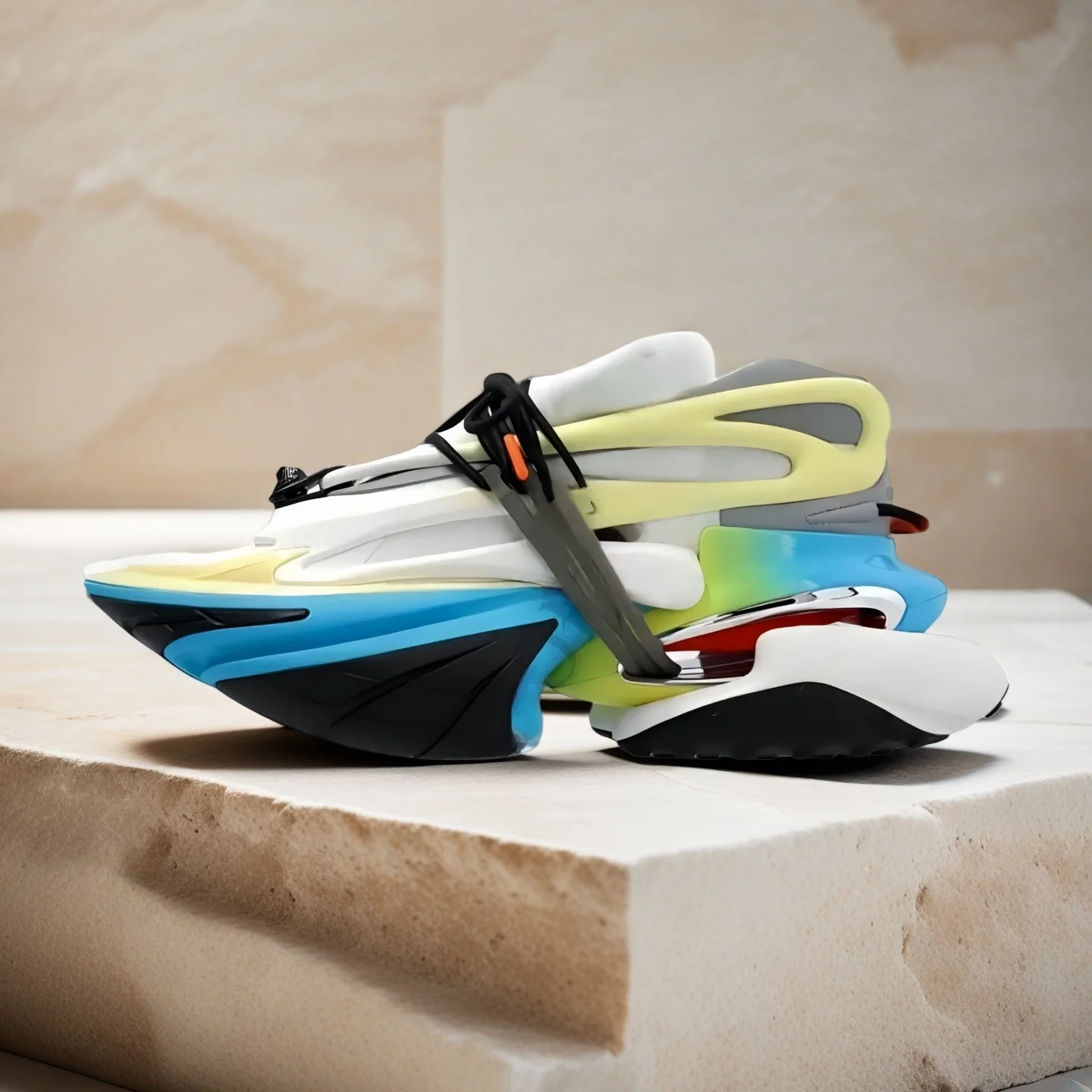 

‌ Мужские кроссовки на платформе, дизайнерские лоферы с пэчворком для бега и ходьбы, женские повседневные лоферы с градиентным цветом, на толстой подошве, на шнуровке