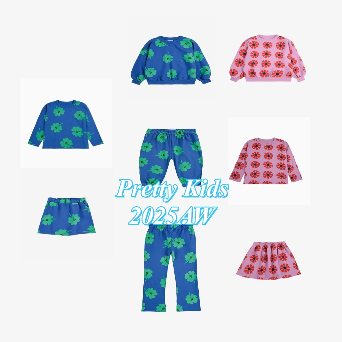 

2025 AW New Kids Sweatshirt Set Boys and Girls Snowflake Full Print S Hoodie Sweatpants Set Clothes