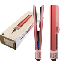 Professional 2 IN 1 Hair Straightener & Hair Dryer Heat-Up Hair Flat Iron Negative Ion Iron Long-Lasting Styling Tool