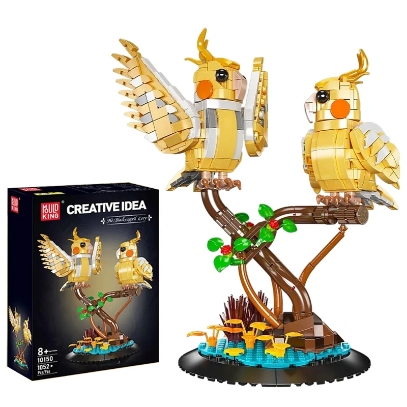 

Mould King 10150 Parrot 1052pcs Animal Series Models DIY Small-Piece Building Blocks Brick MOC Technical Assembly Bricks Toys