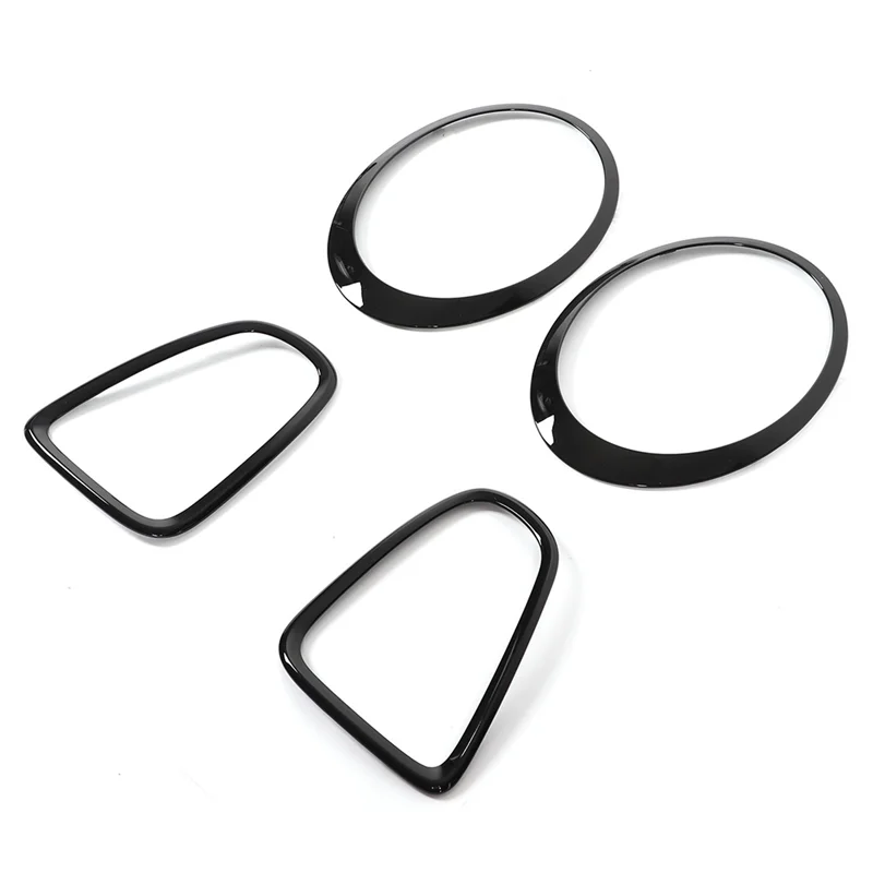 

B07A-Car Headlight Taillight Cover Trims Frame Bezel Cover Ring For Mini R56 R57 R58 R59 Cooper S JCW 2007‑2015 Auto Parts