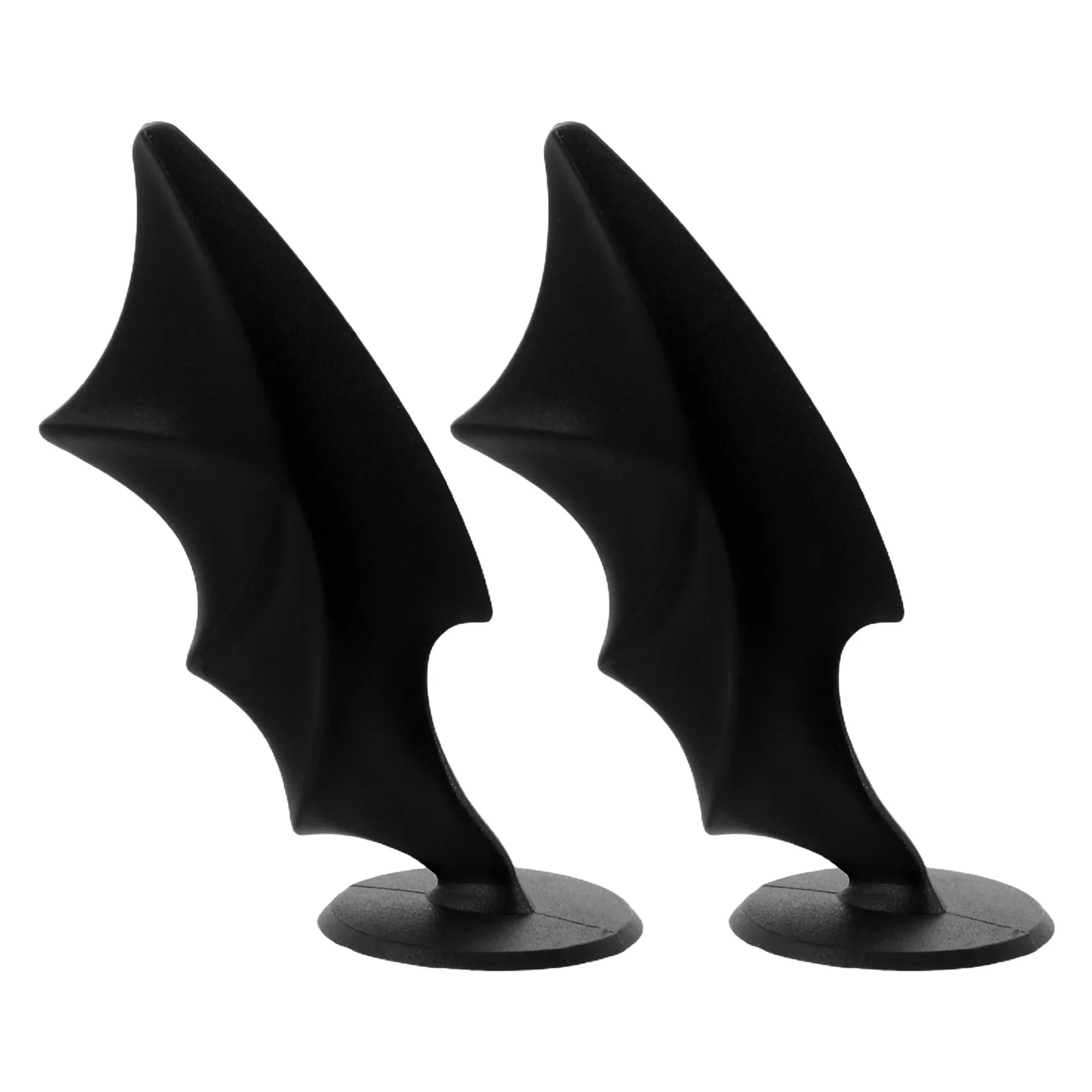 

1Pair Electric Scooter Decoration Novelty Black Bat Wings Suction Cup for Motorcycle Cycling Skiing Accessories