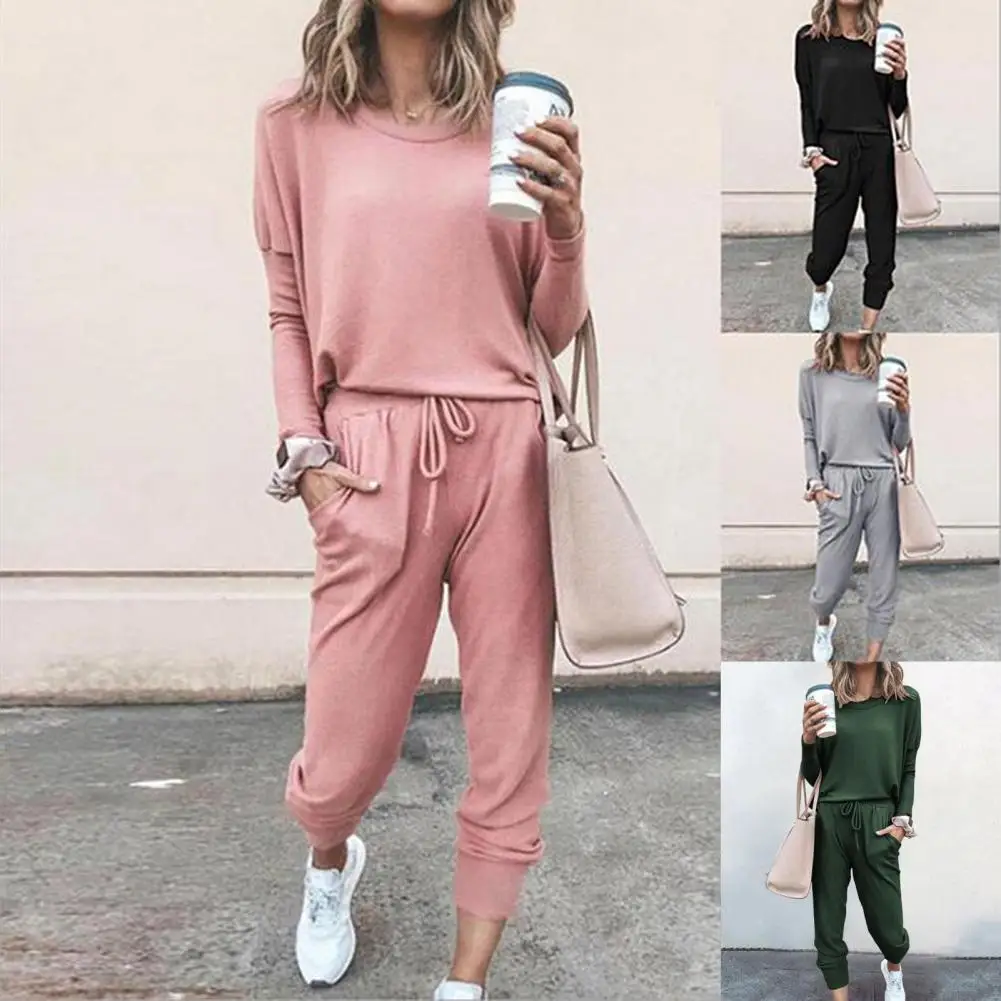 2022 Winter Casual Lounge Wear Women Tracksuit 2 Piece Set Loose Lounge Sets Ladies Sweat Suit Outfits Female