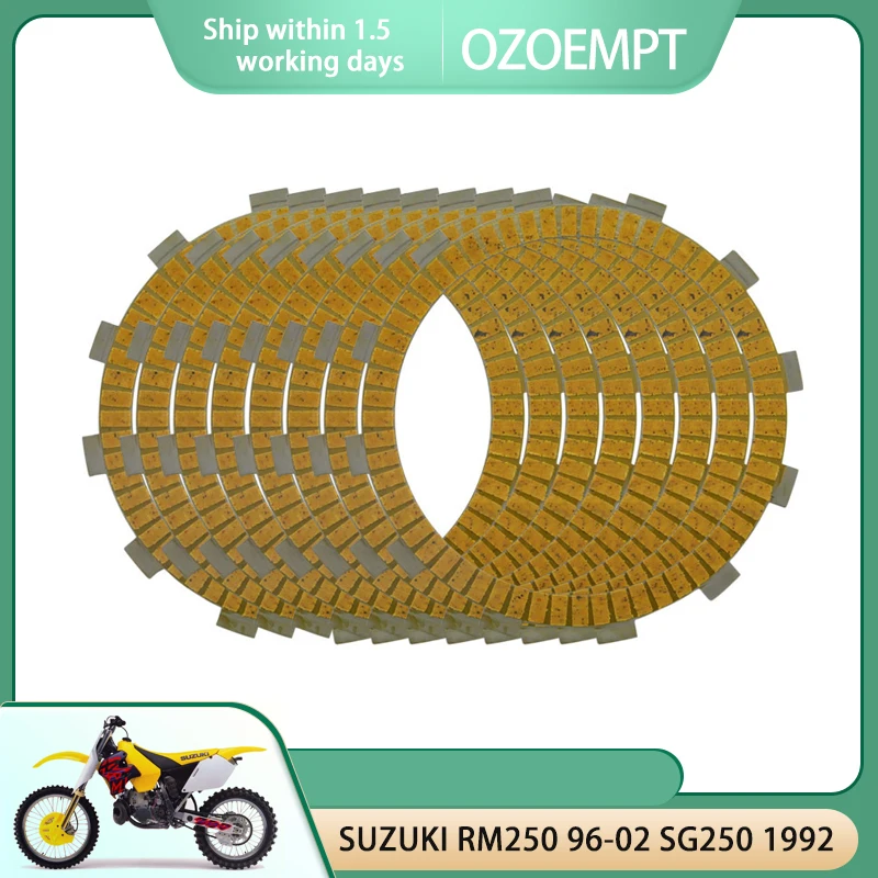 

Фибрирующая пластина сцепления OZOEMPT, подходит для SUZUKI RM250 96-02 SG250 1992