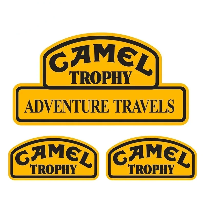 

Car Sticker Camel Trophy Motorcycle Vinyl Decals Car Bumper Body Rear Window Decoration PVC Wholesale