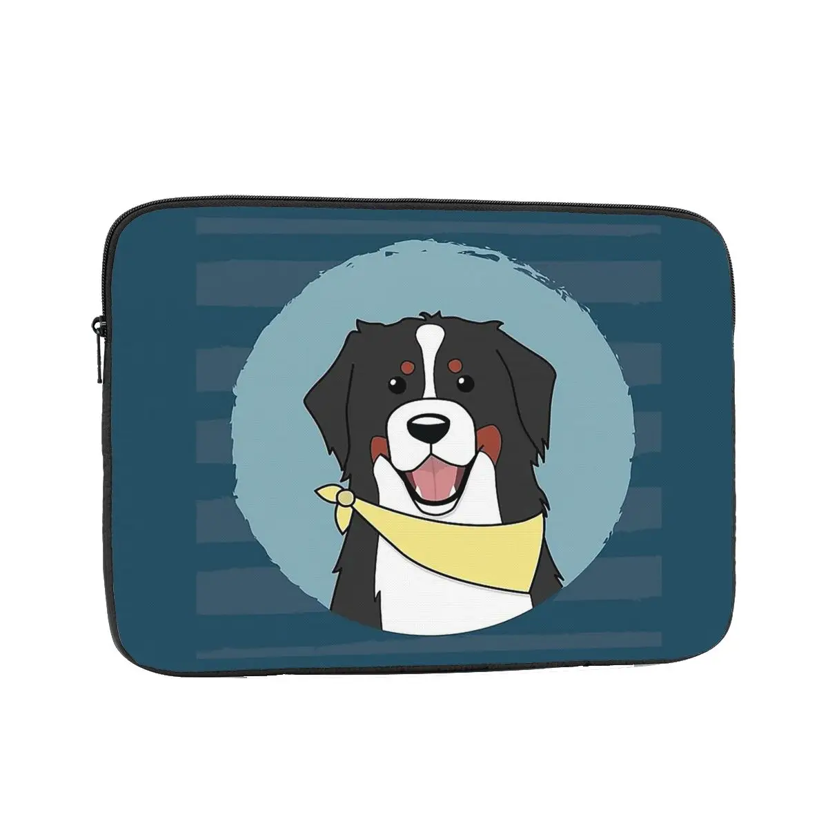 Friendly Bernese Mountain Dog Animal Case Pouch 10 12 13 15 17 Inch For Macbook Air Pro Tablet Shockproof Case Bag