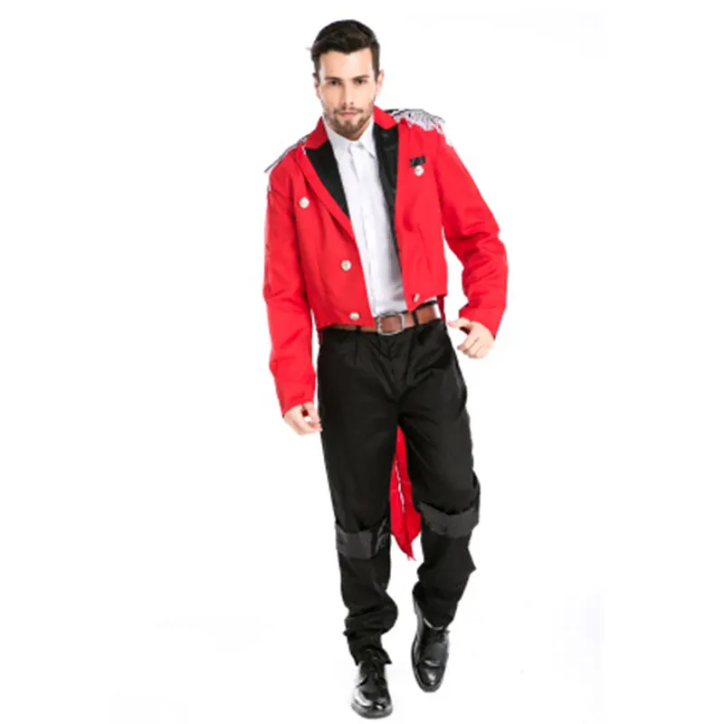 أزياء الهالوين متعددة الاستخدامات لمدرب السيرك الساحر للرجال والنساء، أزياء المسرح من ألياف البوليستر للزوجين