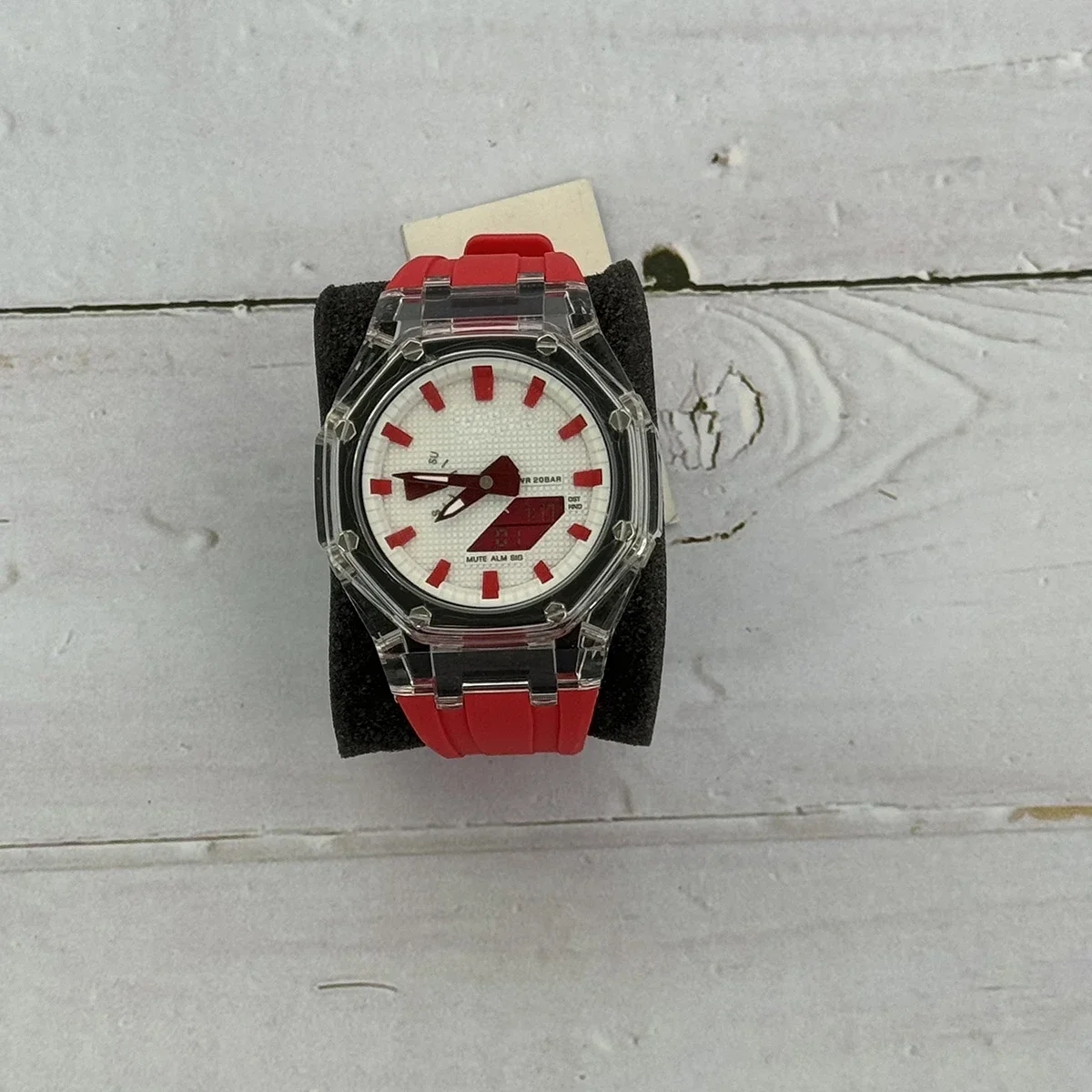 GA-2100AP DIY New Men\'s Watch Series LED Display Dual Resin Strap Luxury G User Sport Multi Shock function Watch