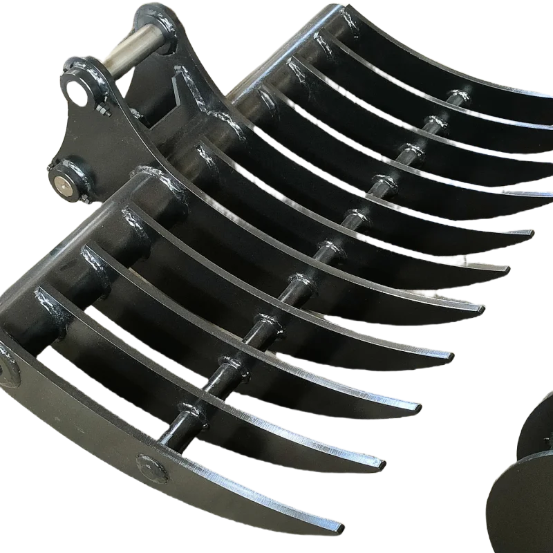 Wholesale Excavator Root Rake Attachment For Farm Industry For Land Clearing Construction Work