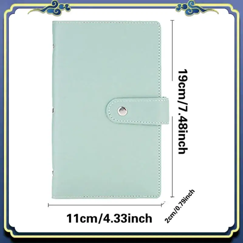 Portable 96 Envelope Challenge Binder, Budget Book Budget Binder With Cash Envelopes 6 Pieces