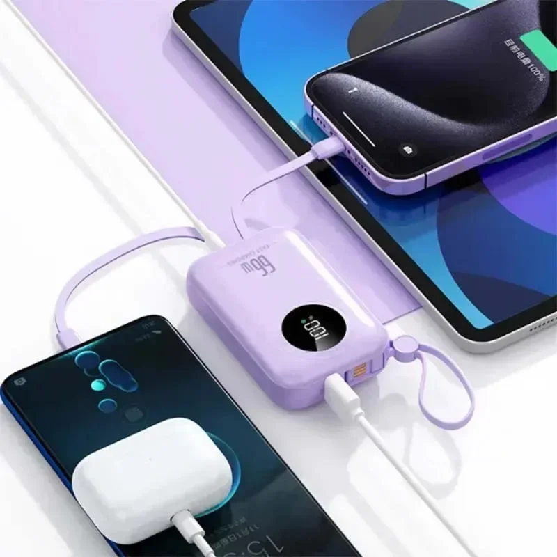 Large Capacity Power Bank 50000mAh 66w Fast Charging Powerbank Portable Battery Charger Spare battery For iPhone Samsung Xiaomi - view 3