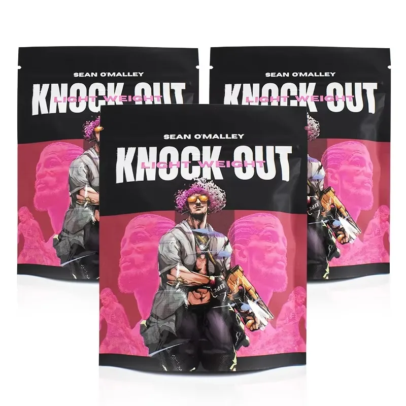Custom 3.5g Mylar Bags | Resealable PET Plastic Stand Up Pouch | Aluminum Foil Smell Proof