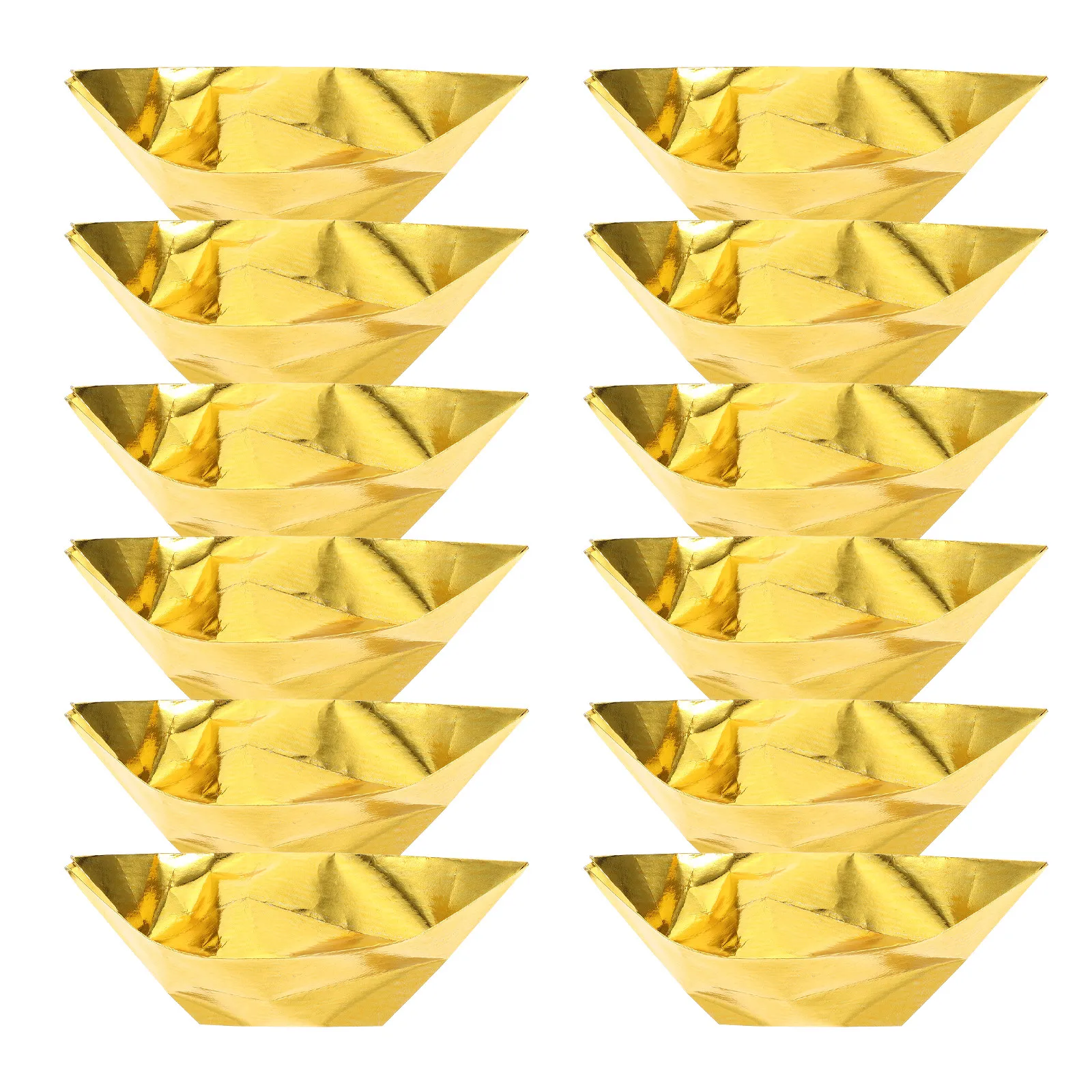 1000Pcs Gold Paper Ingot for Ancestor Memorial Qingming Festival Hungry Ghost Festival Day Sacrificial Supplies Semi