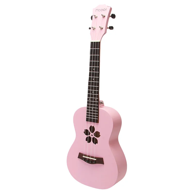 21 Inch Pink Soprano Ukulele Beginner Kids Student Mini Guitar Cherry Blossom Sakura Lightweight Portable Travel Gift Guitars view 5