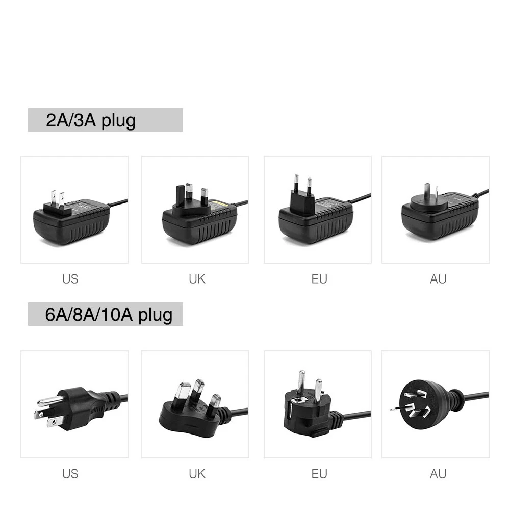 5V WS2812B LED Power Supply 1A/2A/3A/6A/8A/10A Switching Adapter SK6812 LPD8806 WS2801 WS2811 LED Strip Light